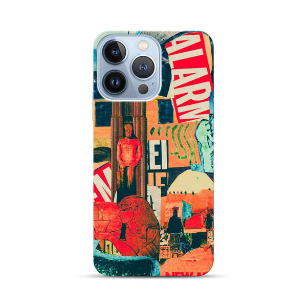 Artistic Urban Collage iPhone 13 Pro Hard Case