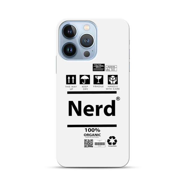 Minimalist Nerd Shipping Icons Design iPhone 13 Pro Hard Case
