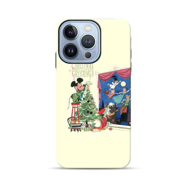 Christmas Disney Mickey Mouse and Peter Pan iPhone 13 Pro Impact Case