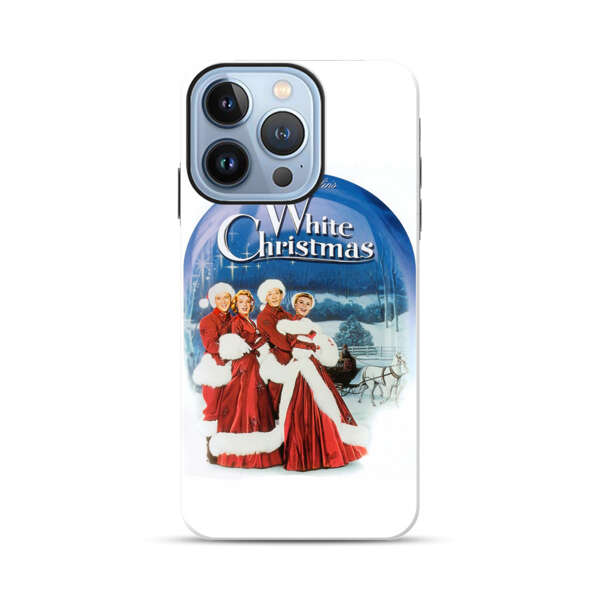 Classic White Christmas Scene iPhone 13 Pro Impact Case