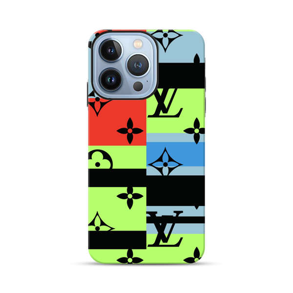 Luxury Designer Inspired Pattern iPhone 13 Pro Impact Case