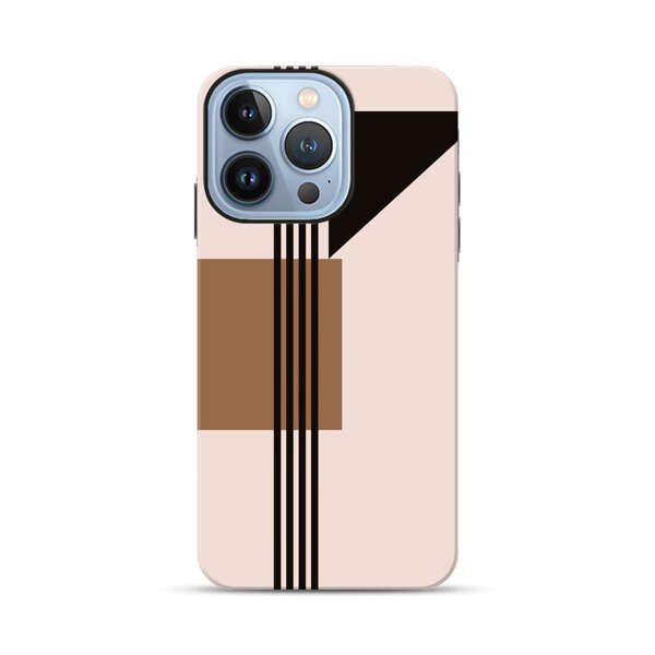 Minimalist Abstract Geometric Design iPhone 13 Pro Impact Case