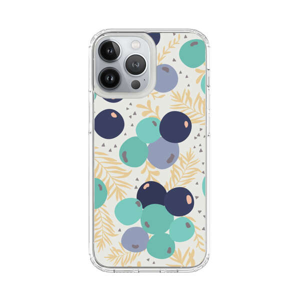 Abstract Berries Pattern iPhone 13 Pro Max Case