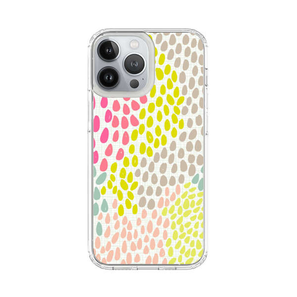 Colorful Abstract Teardrop Pattern iPhone 13 Pro Max Case