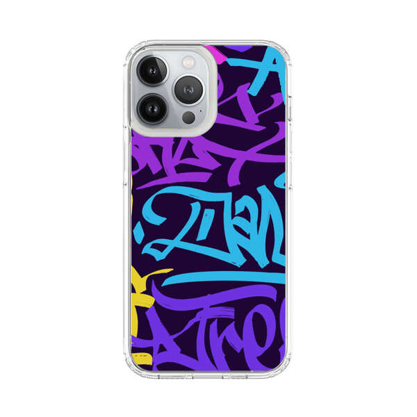 Colorful Graffiti Pattern iPhone 13 Pro Max Case