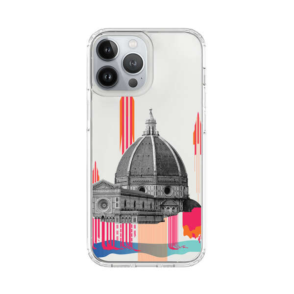 Florence Cathedral Dome Artistic Illustration iPhone 13 Pro Max Case