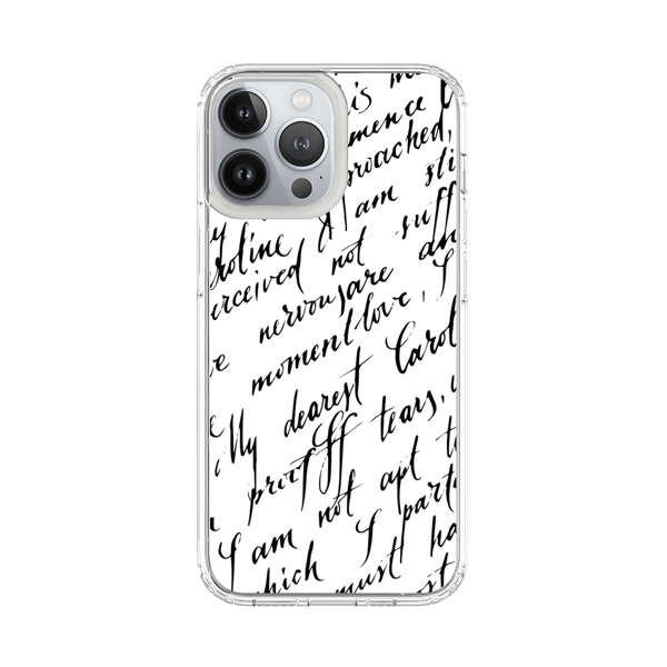 Handwritten Calligraphy iPhone 13 Pro Max Case