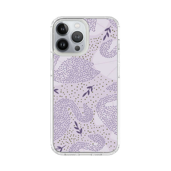 Lavender Swan Pattern iPhone 13 Pro Max Case