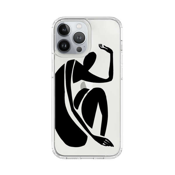 Minimalist Abstract Human Figure iPhone 13 Pro Max Case
