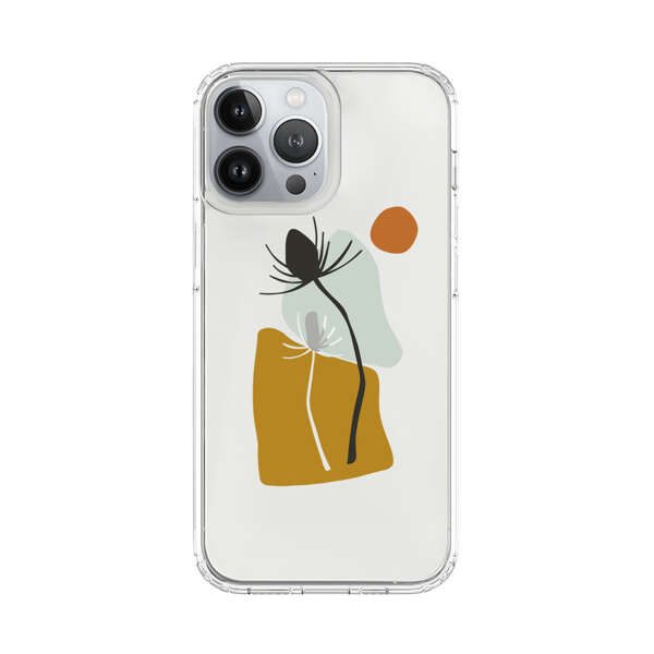 Minimalist Abstract Nature Design iPhone 13 Pro Max Case