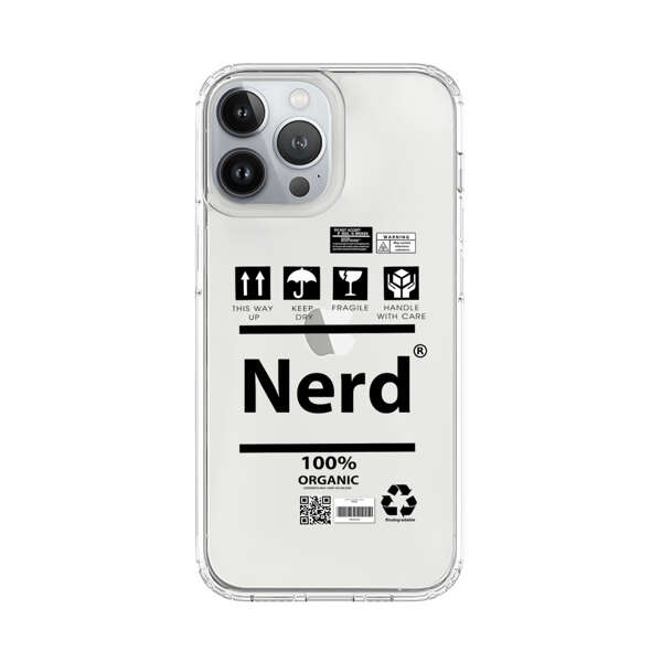 Minimalist Nerd Shipping Icons Design iPhone 13 Pro Max Case