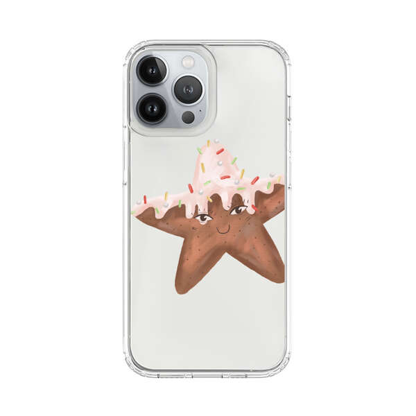 Smiling Gingerbread Star Cookie iPhone 13 Pro Max Case