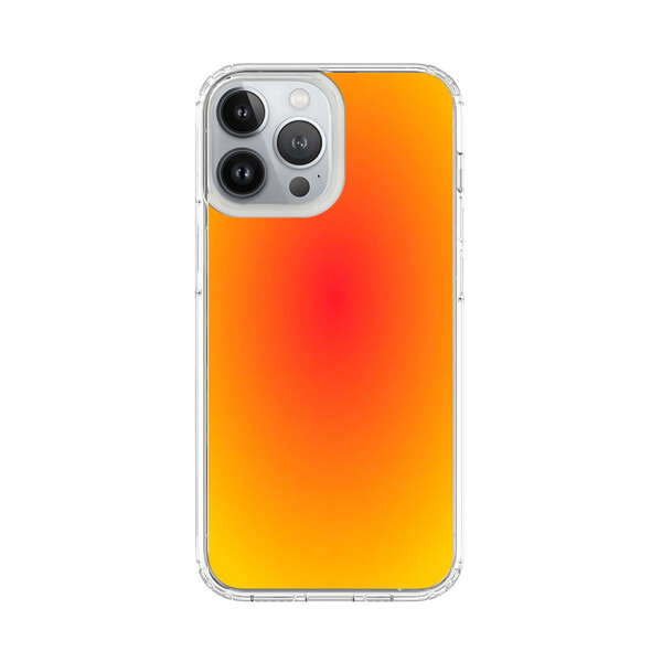 Vibrant Red Focal Point with Yellow Gradient Background iPhone 13 Pro Max Case