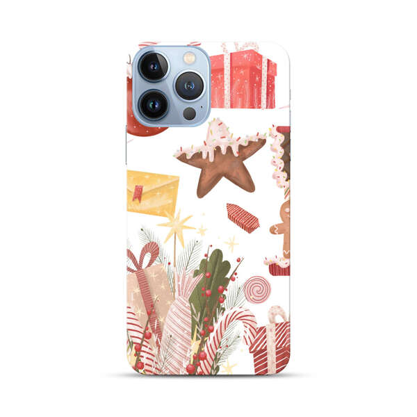 Holiday Gingerbread Candy Cane Gifts iPhone 13 Pro Max Hard Case
