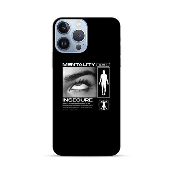Mentality Insecure Eye Art iPhone 13 Pro Max Hard Case