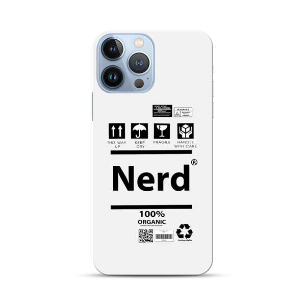 Minimalist Nerd Shipping Icons Design iPhone 13 Pro Max Hard Case
