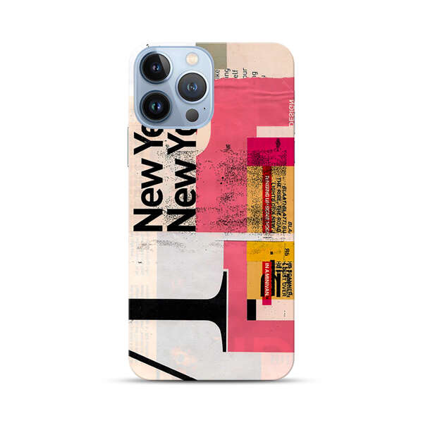 Modern Abstract Collage Artwork iPhone 13 Pro Max Hard Case