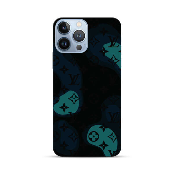 Modern Abstract Question Marks with Luxury Motifs iPhone 13 Pro Max Hard Case