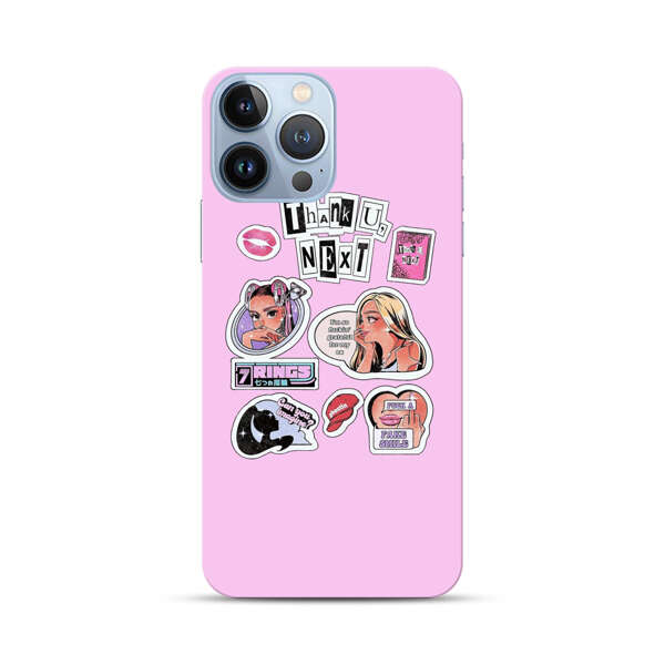 Pop Art Fashion Stickers iPhone 13 Pro Max Hard Case