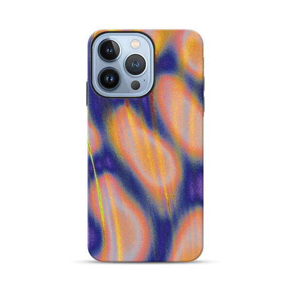 Abstract Vibrant Swirl Art iPhone 13 Pro Max Impact Case