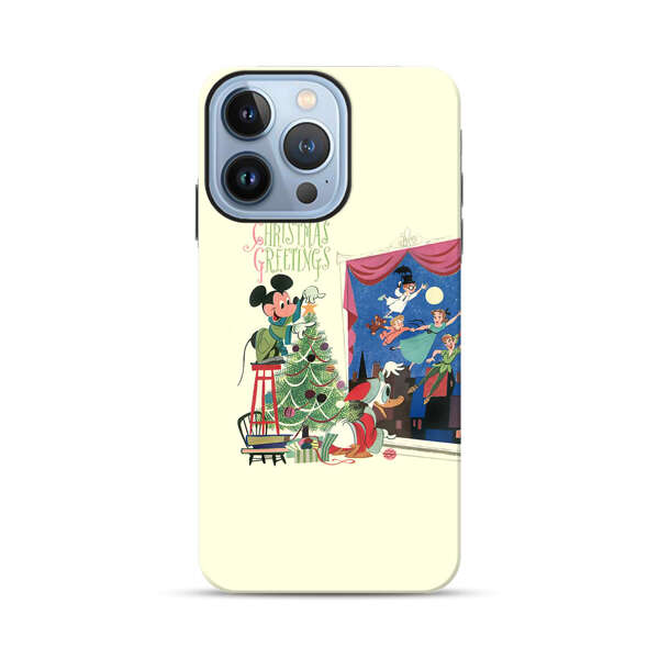 Christmas Disney Mickey Mouse and Peter Pan iPhone 13 Pro Max Impact Case