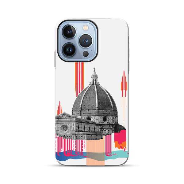 Florence Cathedral Dome Artistic Illustration iPhone 13 Pro Max Impact Case