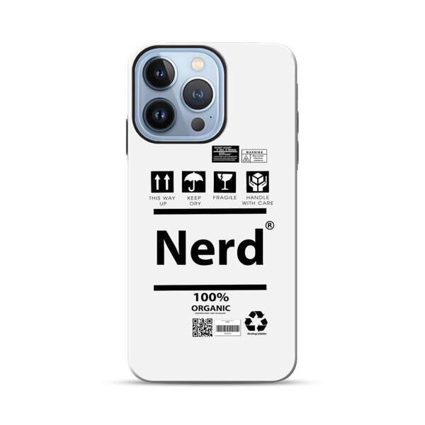 Minimalist Nerd Shipping Icons Design iPhone 13 Pro Max Impact Case