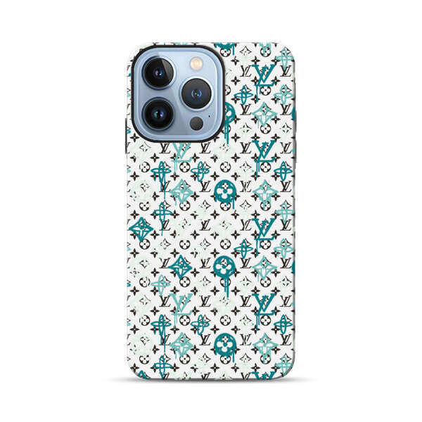 Skull Luxury Logo Pattern iPhone 13 Pro Max Impact Case