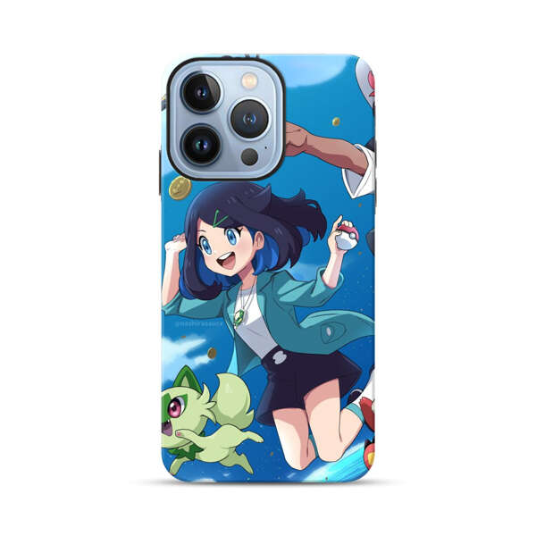 Vibrant Cartoon Characters Adventure iPhone 13 Pro Max Impact Case