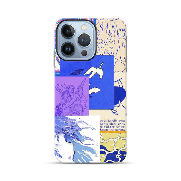 Vibrant Retro Pop Art Collage iPhone 13 Pro Max Impact Case