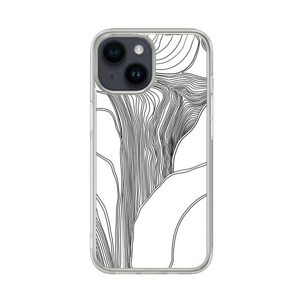 Abstract Line Art Design iPhone 14 Case