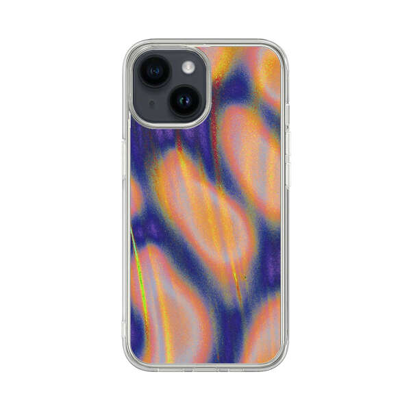 Abstract Vibrant Swirl Art iPhone 14 Case