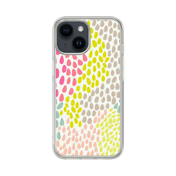Colorful Abstract Teardrop Pattern iPhone 14 Case
