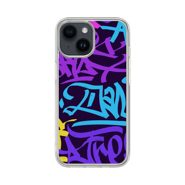 Colorful Graffiti Pattern iPhone 14 Case