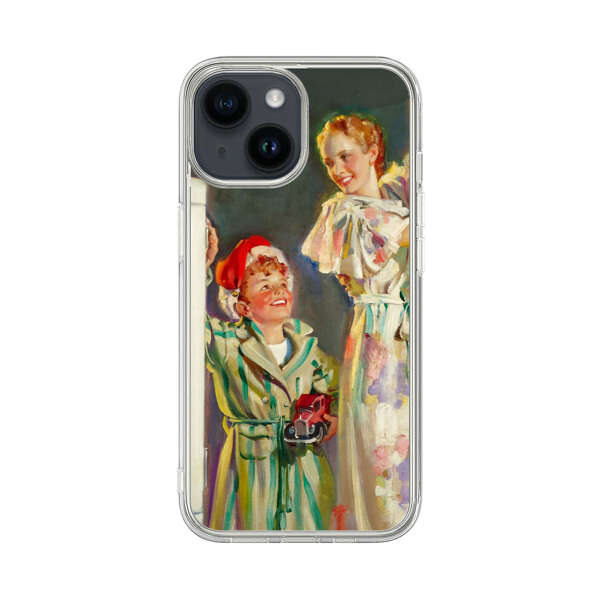 Joyful Family Christmas Celebration iPhone 14 Case