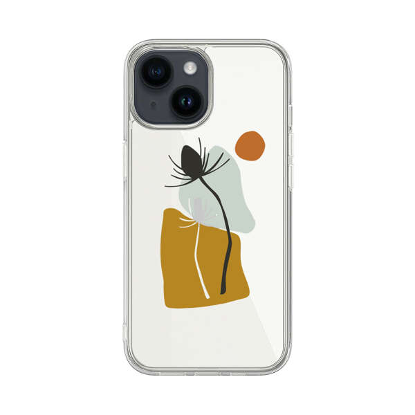 Minimalist Abstract Nature Design iPhone 14 Case