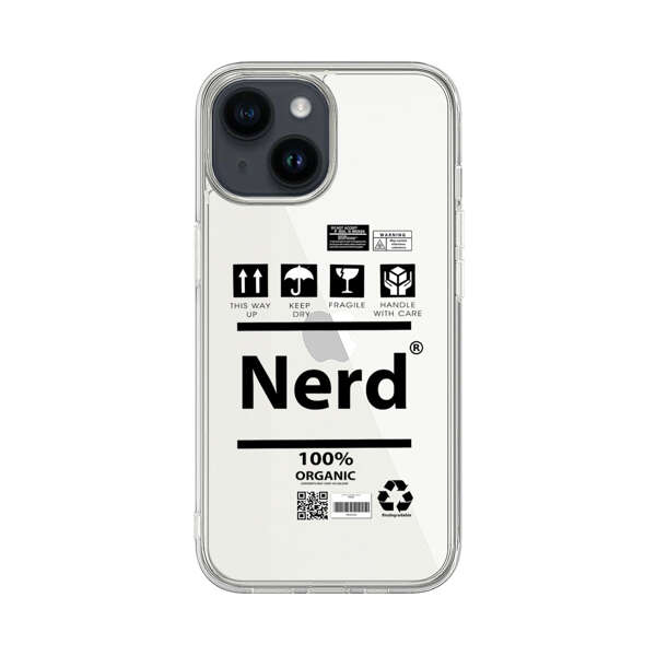 Minimalist Nerd Shipping Icons Design iPhone 14 Case