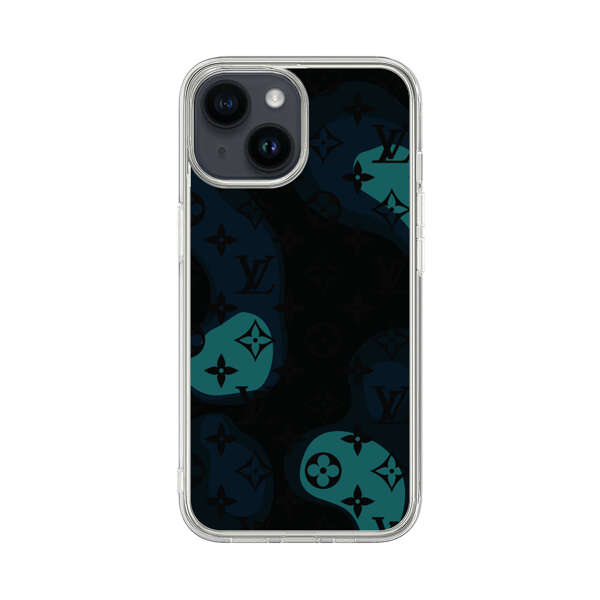 Modern Abstract Question Marks with Luxury Motifs iPhone 14 Case