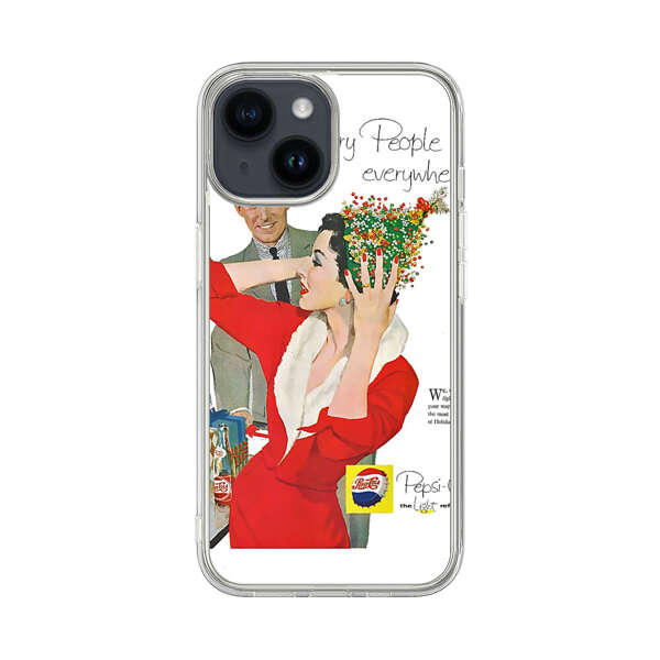 Vintage Pepsi-Cola Holiday Advertisement iPhone 14 Case