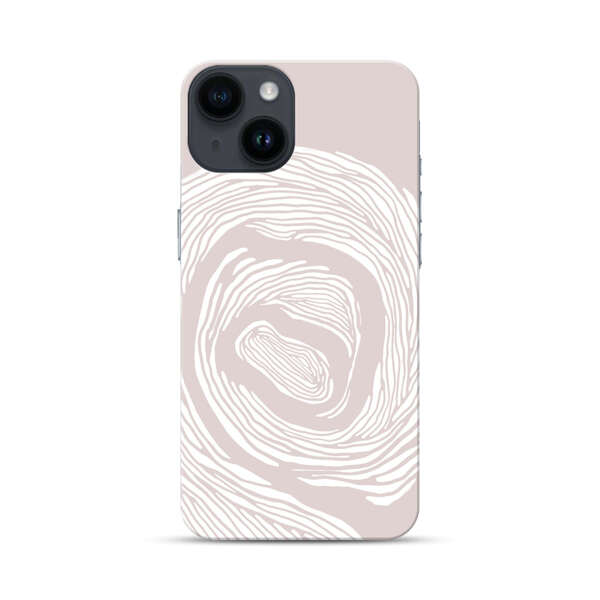 Elegant Abstract Swirl iPhone 14 Hard Case