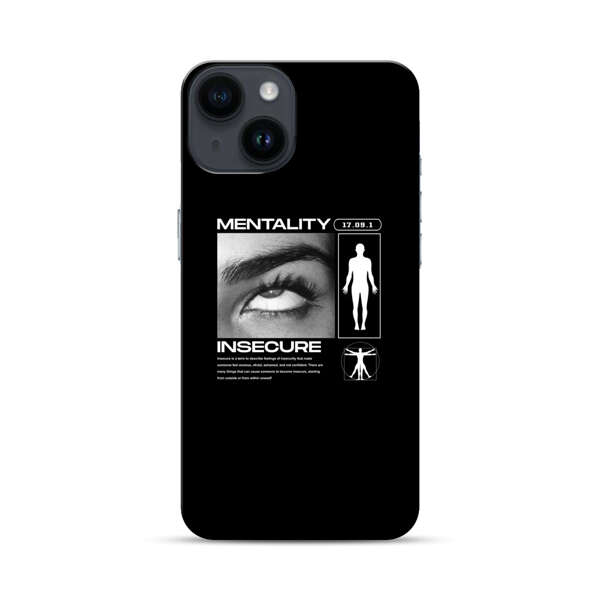 Mentality Insecure Eye Art iPhone 14 Hard Case