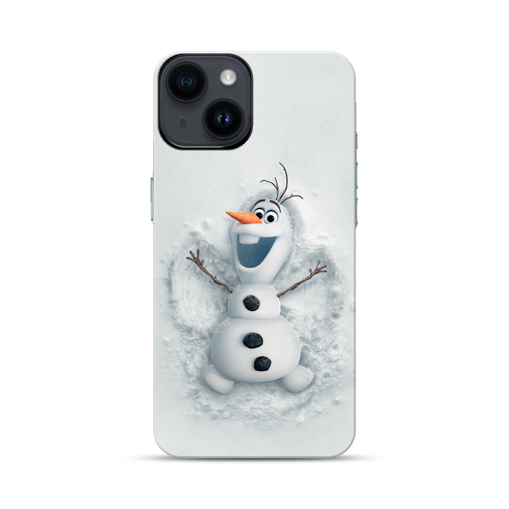 frozen snowman iPhone 14 Impact Case