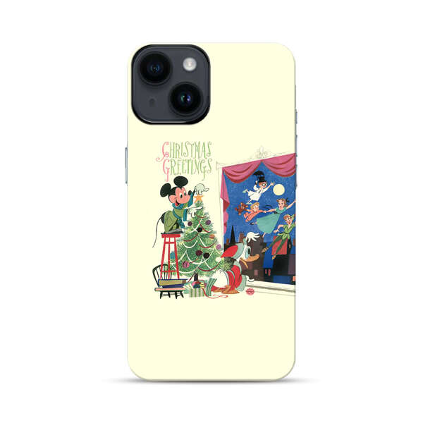 Christmas Disney Mickey Mouse and Peter Pan iPhone 14 Impact Case