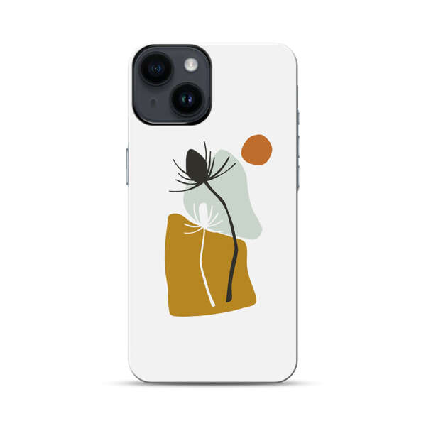 Minimalist Abstract Nature Design iPhone 14 Impact Case