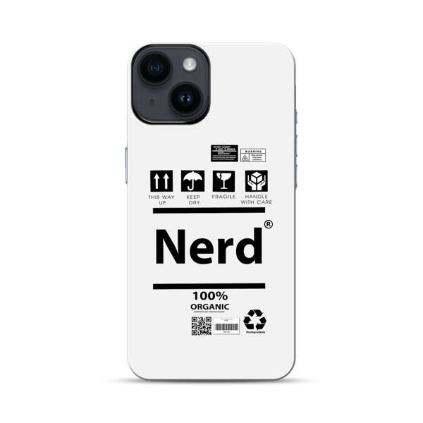 Minimalist Nerd Shipping Icons Design iPhone 14 Impact Case