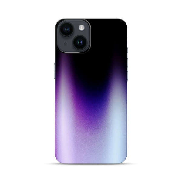 Purple Blue Gradient Flame iPhone 14 Impact Case