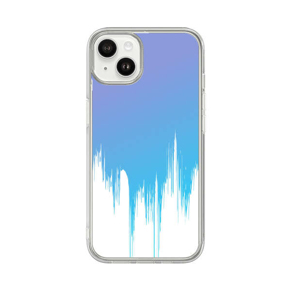 Abstract Blue and Purple Dripping Paint iPhone 14 Plus Case