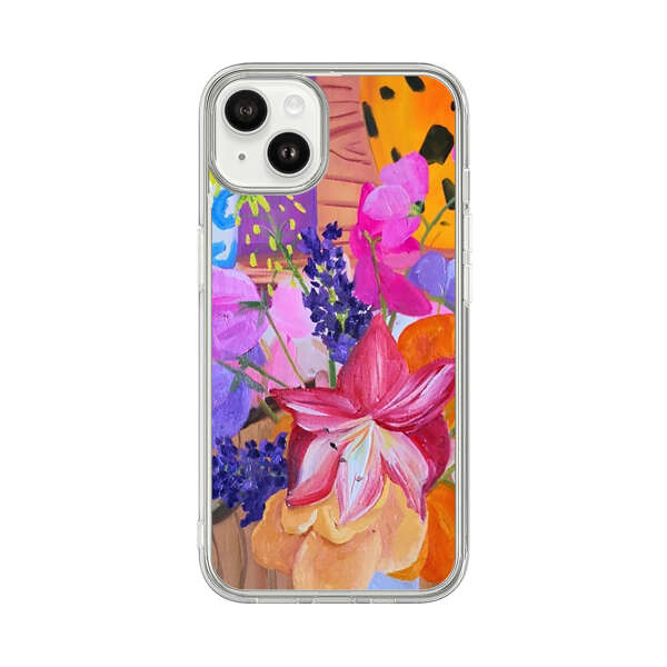 Bright Vibrant Floral Still Life iPhone 14 Plus Case