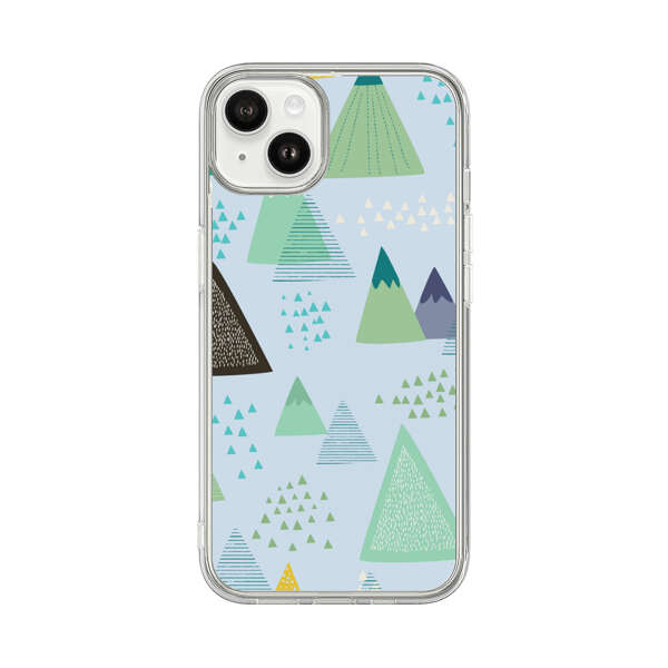 Colorful Abstract Mountain Pattern iPhone 14 Plus Case