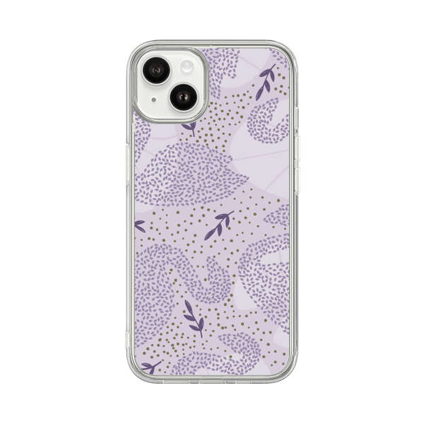 Lavender Swan Pattern iPhone 14 Plus Case